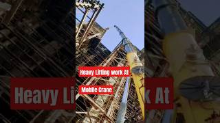 🏗 Heavy Lifting Work At Mobile Crane   Grove crane 300l viralvideo supercrane heavycrane [upl. by Mellitz]