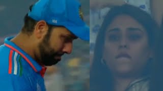 Rohit Sharma wife Ritika couldnt stop tears after India lose world cup final against Australia [upl. by Ire]