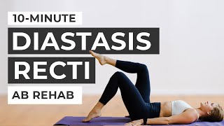 10 Minute Abs After Baby 8 Diastasis Recti Safe Ab Exercises [upl. by Adnirol]