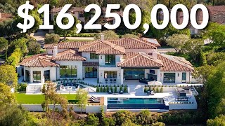 Inside a 16250000 MODERN Mansion With AMAZING Views  Rancho Santa Fe Luxury Home Tour [upl. by Atiuqer]