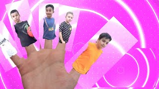 Finger Family  Tarantella dance  Style Dance Finger Family Rhymes [upl. by Sixla]