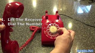 How To Dial a ROTARY TELEPHONE a guide for Generation Z amp Late Millenialsreally [upl. by Imekawulo]