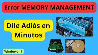 Error quotMEMORY MANAGEMENTquot Soluciones para PANTALLA AZUL en Windows [upl. by Anjela755]