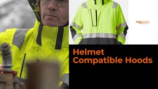 Helly Hansen Alna HI Viz Jackets Seriously professional workwear from MI Supplies [upl. by Ainez298]