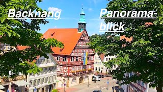 Backnang kleine Stadtführung Panoramablick [upl. by Droffats858]