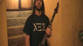 Grosmann Guitars  Sakis Rotting Christ Signature V [upl. by Lesirg543]