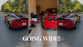 C6 CORVETTE WIDEBODY INSTALL [upl. by Davon]