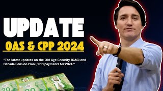 How Much Money Will Seniors Get from This Month OAS amp CPP Update 2024 [upl. by Eboj]