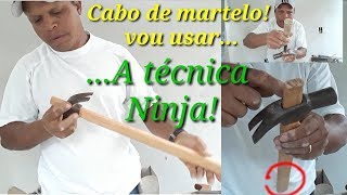 quotTécnica ninja de colocar cabo em marteloquot [upl. by Stuart766]