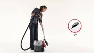 Nilfisk VP300 Commercial Vacuum Cleaner video [upl. by Franni]