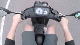 yamaha bws 100 riding acceleration [upl. by Jarlath]