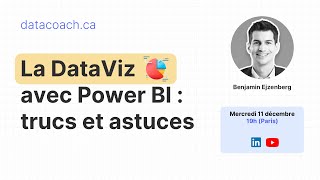 💡 Dataviz Power BI  techniques pour captiver et convaincre [upl. by Noivart]