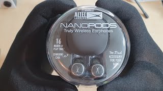 Altec Lansing Nanopods Truly Wireless Earphones Unboxing [upl. by Schoening834]