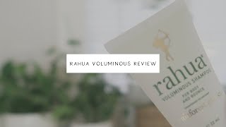 Rahua Voluminous Shampoo Review [upl. by Maitilde]