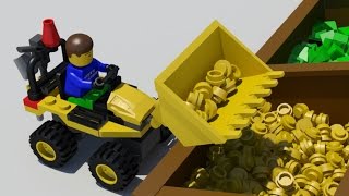 LEGO City Mini Excavator Counting numbers for Children Kids [upl. by Ojytteb]