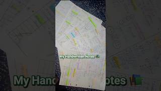 Sharing My 📚HANDWRITTEN Notes ✌️📔 12th Grader Notes shorts ytshorts motivation study [upl. by Mamoun]