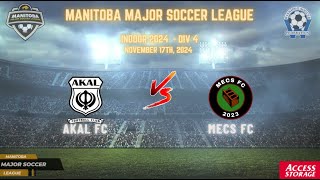 November 17th WSF Div 4 Akal FC vs Mecs FC [upl. by Merell184]