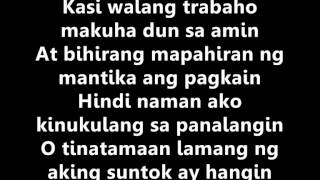 Salarin  Gloc 9 feat Bamboo lyrics [upl. by Ramirolg21]