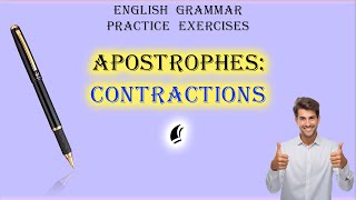 Apostrophes Contractions 5 Practice Exercises [upl. by Adnwahsor]