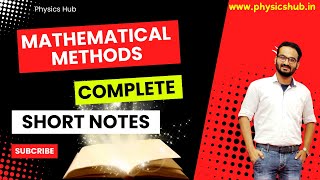 Complete Mathematical Methods of Physics Short Notes physicshub [upl. by Oiznun]