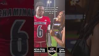 Chaminade Denairius Gray reaction after win against Norland [upl. by Aurelius]