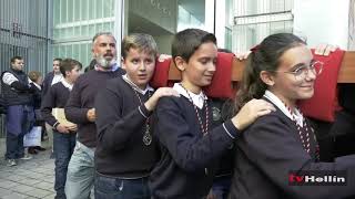 Procesión Infantil de Semana Santa de Hellín 120419 [upl. by Ecinerev]