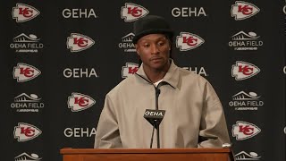 ChiefsBuccaneers game Chiefs wide receiver DeAndre Hopkins discusses win [upl. by Namwob]