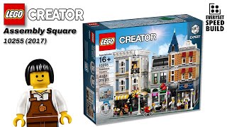 LEGO Creator  Assembly Square  10255 Speed Build [upl. by Ahsaei]