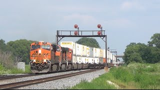 BNSFs Chillicothe Subdivision A Railroad Superhighway HD [upl. by Tremann]