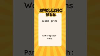 Spelling Bee Words for Kids  Fun and Easy Spelling Practice spellingbee wordoftheday phonicsfun [upl. by Yrakcaz]