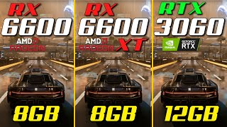 RX 6600 vs RX 6600 XT vs RTX 3060  Test in 1080p [upl. by Ellehc]