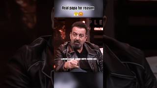 Sanjay dutt Real papa for a reason 😡😤😈 shorts shortsfeed youtube trending papa viralshorts [upl. by Selig]