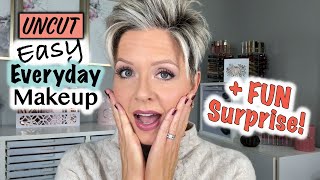 UNCUT Easy Everyday Makeup  FUN Surprise for YOU [upl. by Robison614]