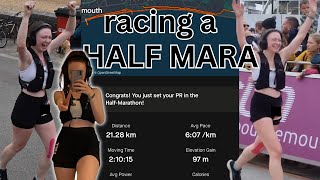 racing my first HALF MARATHON  tips amp what i learned [upl. by Waldman]