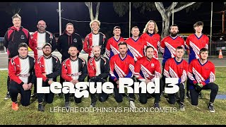 2024 League Rnd 3  LEFEVRE DOLPHINS VS FINDON COMETS [upl. by Ecnerret]