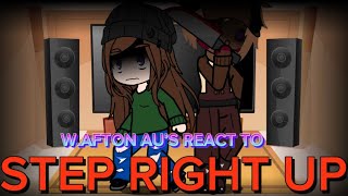 William Afton AU’S React To Step Right Up 12 [upl. by Anasiul]