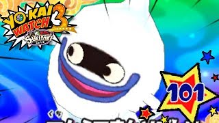 Cómo conseguir a WHISPER I 101 I Yokai Watch 3 Sukiyaki [upl. by Bonar507]