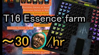 【PoE 324】T16 normal Essence farm ～30divhr [upl. by Gautier54]