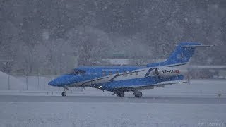 Airport Buochs 2019 Jan  New PC24s with other Pilatus Aircrafts and Guests  Part 22 [upl. by Tra]