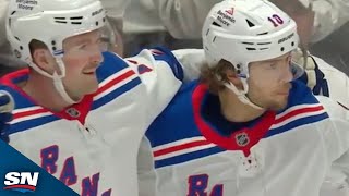 Rangers Artemei Panarin Tallies His First Hat Trick Of The Season [upl. by Soracco]