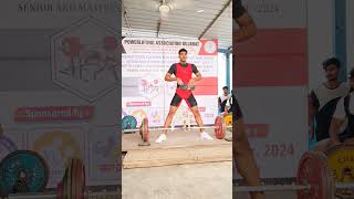 GUJARAT STATE EQUIPPED DEADLIFT CHAMPIONSHIP 202425 EARNED GOLD MEDAL IN SJ pawerlifter [upl. by Yrak839]