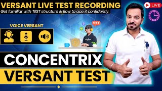 Concentrix Versant Test  Concentrix Versant Test Live  Concentrix Voice Versant Live Test [upl. by Ivor808]