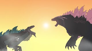 Godzilla Evolved Vs Zilla Death Battle [upl. by Aneehsor]