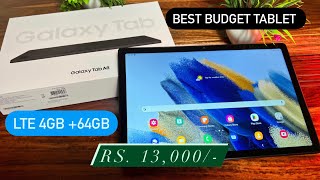 Samsung Tab A8 LTE 4GB  64GB unboxing and first impression at cheapest price  Best Croma offer [upl. by Austen152]