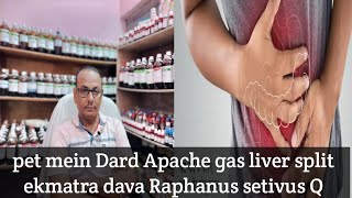 pet mein Dard Apache gas liver spline ekmatra dava Raphanus setivus Q [upl. by Lundeen696]