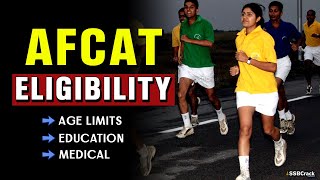 AFCAT Exam Eligibility Criteria  AFCAT 2020  AFCAT 2021 [upl. by Eidnak]