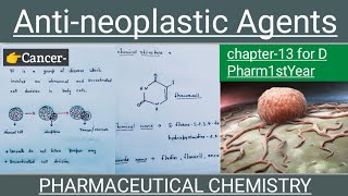 Antineoplastic agents  Definition  Classification  Pharmaceutical chemistry  D Pharm1stYear [upl. by Kyle]