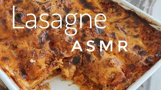 Lasagne ASMR for lunch today [upl. by Ursas]