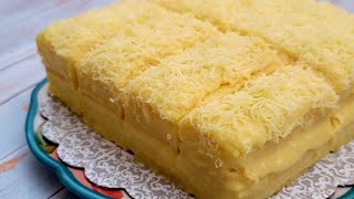 Chiffon Cake with creamy YEMA Spread  Yema Cake [upl. by Redwine]