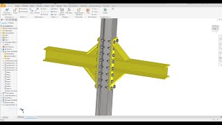 Autodesk Inventor 2023 Tutorial Beam Bolt Connection [upl. by Packton542]